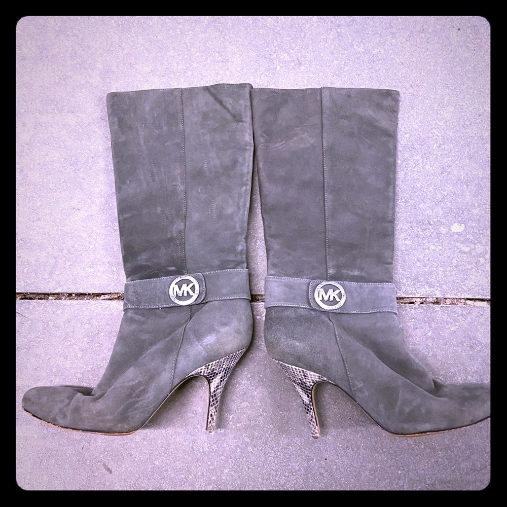 Michael Kors suede dress boots size 7